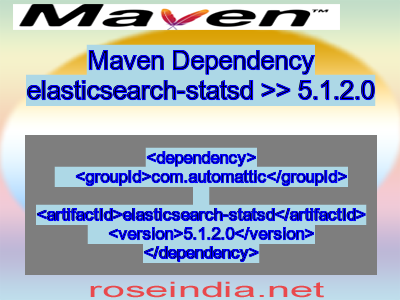 Maven dependency of elasticsearch-statsd version 5.1.2.0