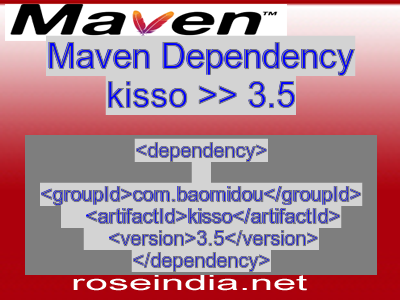 Maven dependency of kisso version 3.5