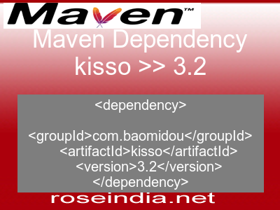 Maven dependency of kisso version 3.2