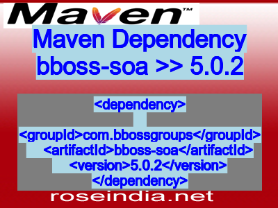 Maven dependency of bboss-soa version 5.0.2