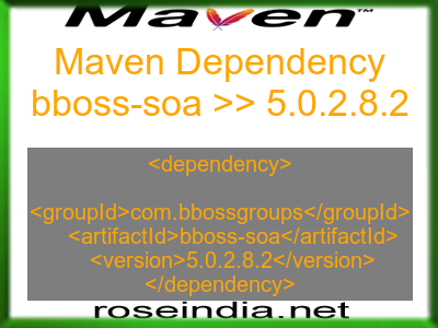 Maven dependency of bboss-soa version 5.0.2.8.2