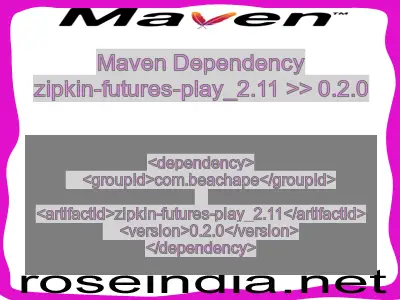 Maven dependency of zipkin-futures-play_2.11 version 0.2.0