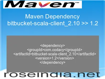 Maven dependency of bitbucket-scala-client_2.10 version 1.2