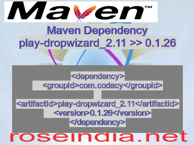 Maven dependency of play-dropwizard_2.11 version 0.1.26