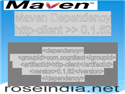 Maven dependency of http-client version 0.1.62