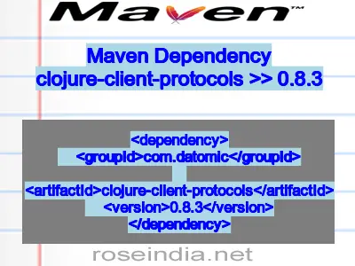 Maven dependency of clojure-client-protocols version 0.8.3