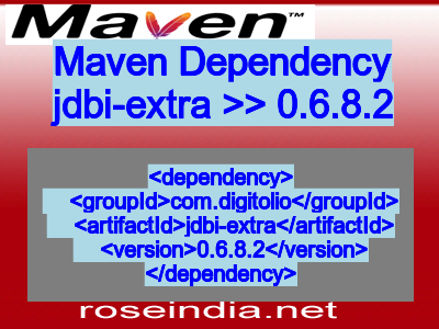 Maven dependency of jdbi-extra version 0.6.8.2