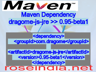 Maven dependency of dragome-js-jre version 0.95-beta1