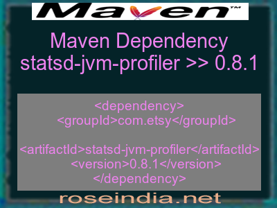Maven dependency of statsd-jvm-profiler version 0.8.1