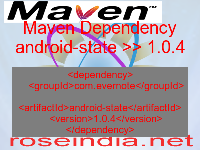 Maven dependency of android-state version 1.0.4