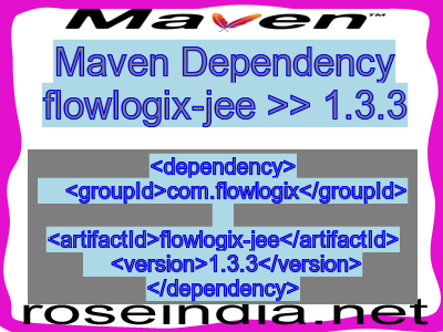 Maven dependency of flowlogix-jee version 1.3.3