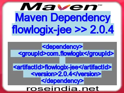 Maven dependency of flowlogix-jee version 2.0.4