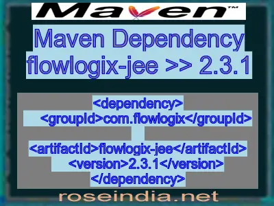 Maven dependency of flowlogix-jee version 2.3.1