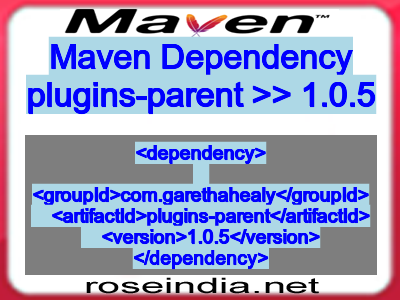 Maven dependency of plugins-parent version 1.0.5
