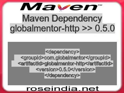 Maven dependency of globalmentor-http version 0.5.0