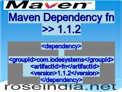 Maven dependency of fn version 1.1.2