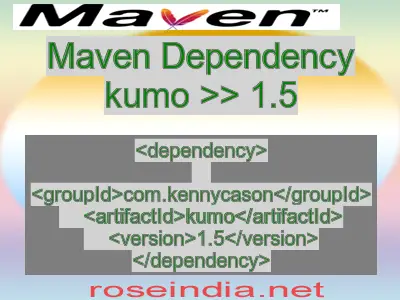 Maven dependency of kumo version 1.5