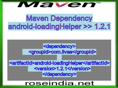 Maven dependency of android-loadingHelper version 1.2.1