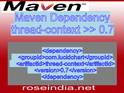 Maven dependency of thread-context version 0.7