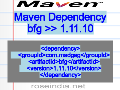 Maven dependency of bfg version 1.11.10