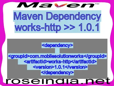 Maven dependency of works-http version 1.0.1