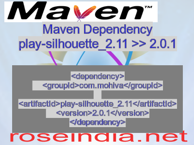 Maven dependency of play-silhouette_2.11 version 2.0.1