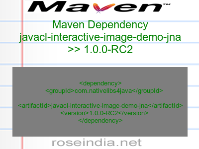 Maven dependency of javacl-interactive-image-demo-jna version 1.0.0-RC2