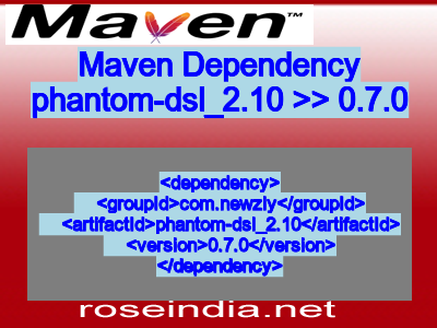 Maven dependency of phantom-dsl_2.10 version 0.7.0