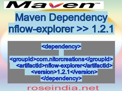 Maven dependency of nflow-explorer version 1.2.1