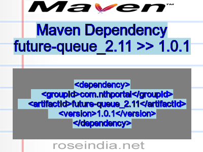 Maven dependency of future-queue_2.11 version 1.0.1