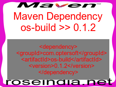 Maven dependency of os-build version 0.1.2