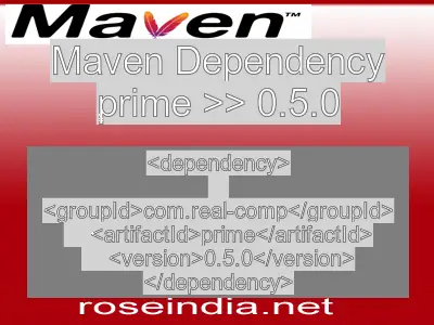 Maven dependency of prime version 0.5.0