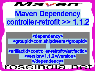Maven dependency of controller-retrofit version 1.1.2