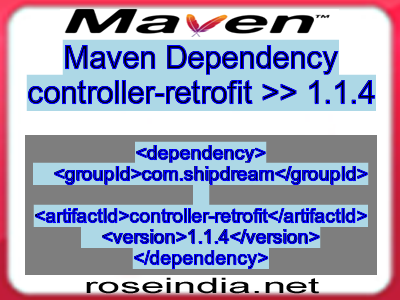 Maven dependency of controller-retrofit version 1.1.4