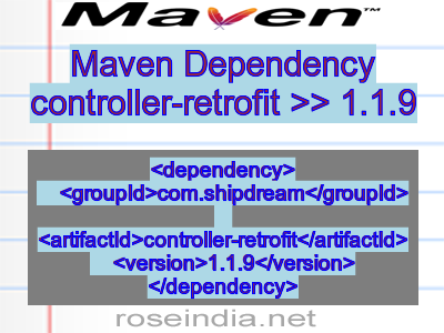 Maven dependency of controller-retrofit version 1.1.9