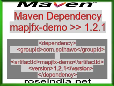 Maven dependency of mapjfx-demo version 1.2.1