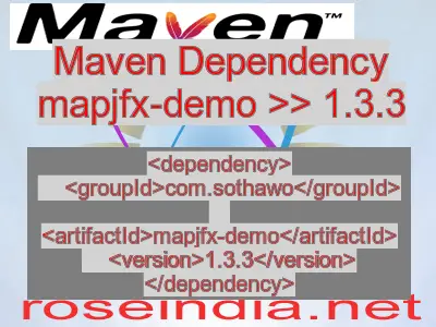 Maven dependency of mapjfx-demo version 1.3.3