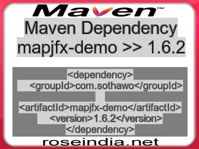 Maven dependency of mapjfx-demo version 1.6.2