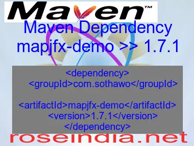 Maven dependency of mapjfx-demo version 1.7.1