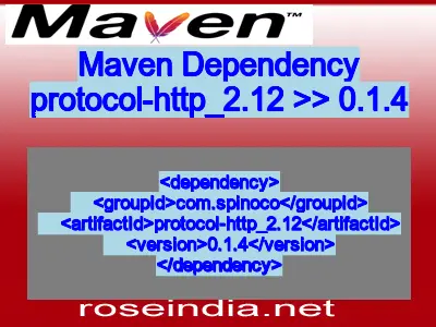 Maven dependency of protocol-http_2.12 version 0.1.4