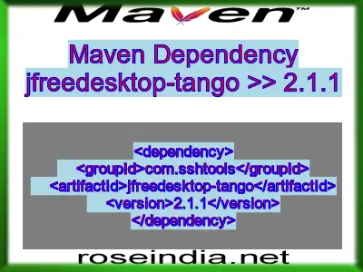 Maven dependency of jfreedesktop-tango version 2.1.1