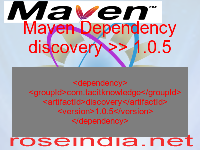 Maven dependency of discovery version 1.0.5