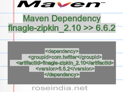 Maven dependency of finagle-zipkin_2.10 version 6.6.2