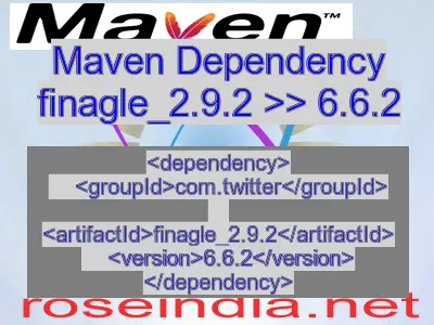 Maven dependency of finagle_2.9.2 version 6.6.2