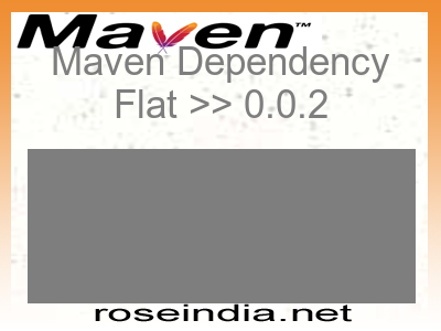 Maven dependency of Flat version 0.0.2