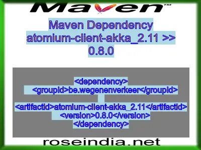 Maven dependency of atomium-client-akka_2.11 version 0.8.0