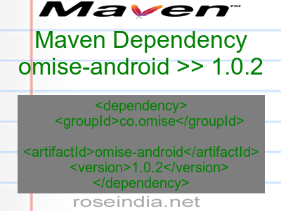 Maven dependency of omise-android version 1.0.2