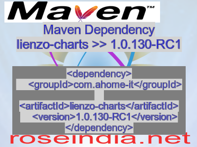 Maven dependency of lienzo-charts version 1.0.130-RC1