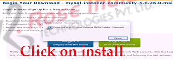 MySQL Installer - Begin installation