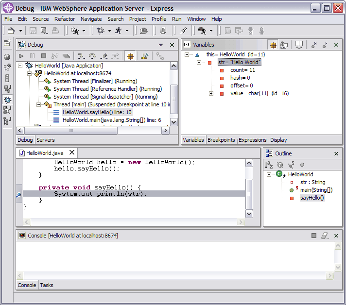 Debug Perspective